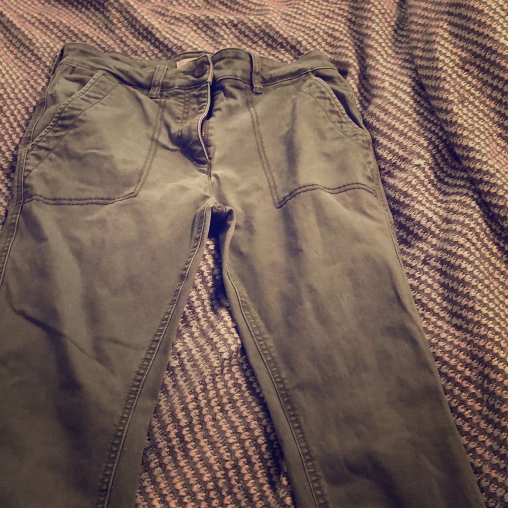 Ann Taylor Loft Olive Green Pants